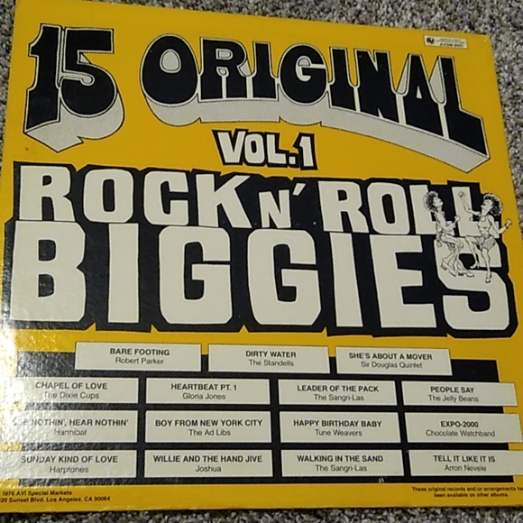 Source Unknown Other - 15 Original Rock N' Roll Biggies: Vol. 1 Vinyl Record